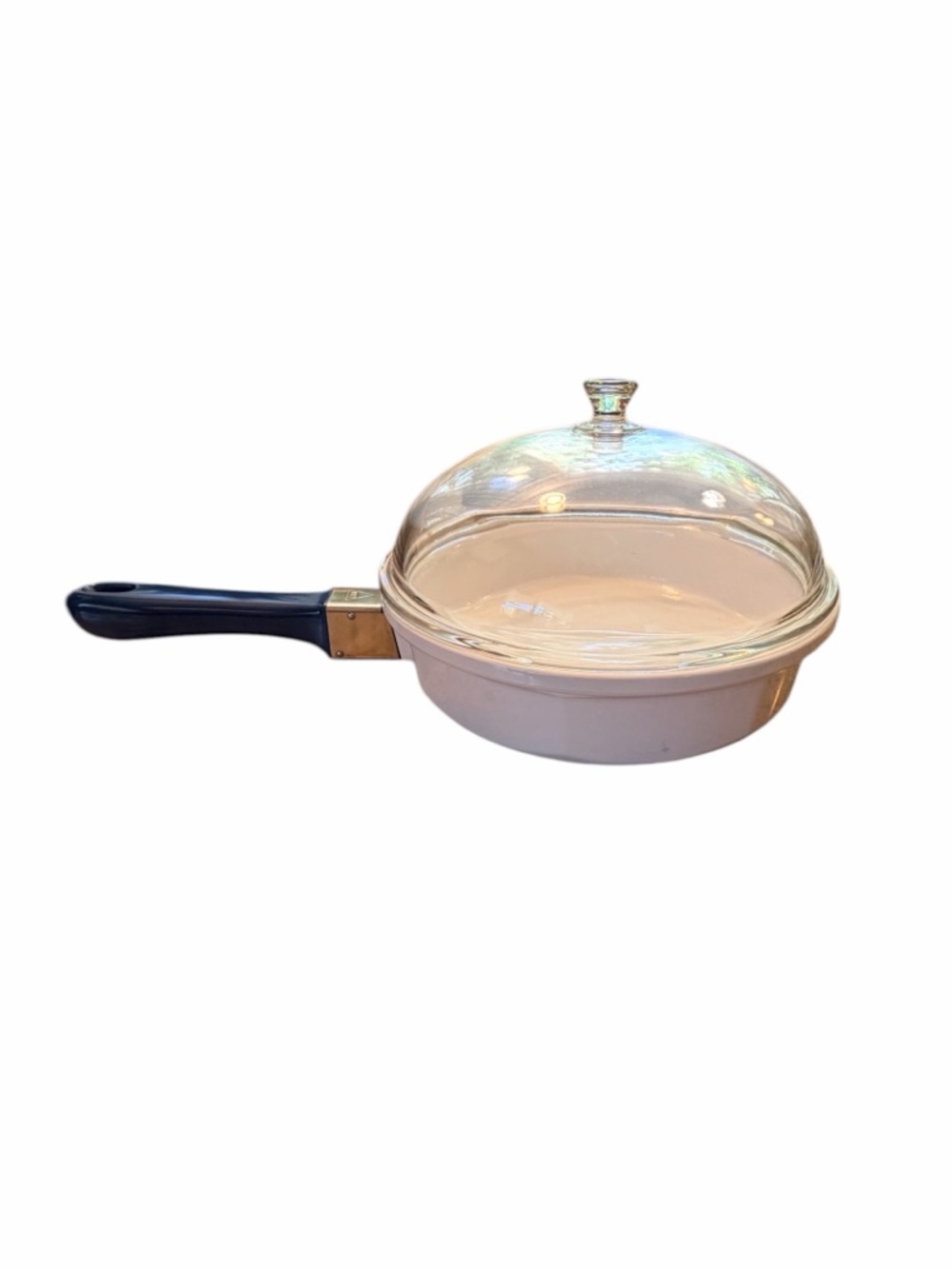 Vintage Princess House Nouveau 10.5" Skillet & Glass Dome Lid - Made in France